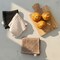Hello Honey Mango Wood Cheese Board and 3-Piece Stonewashed Cotton Tea Towel Set